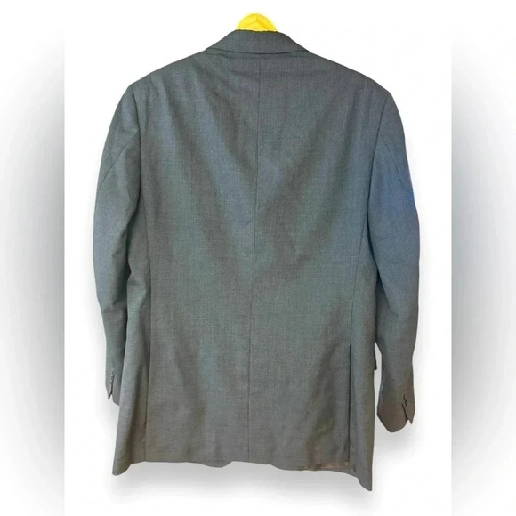 Brooks Brothers 39R Makers Brookseases Slate Gray 100% Wool Men's Suit Jacket - Picture 2 of 11